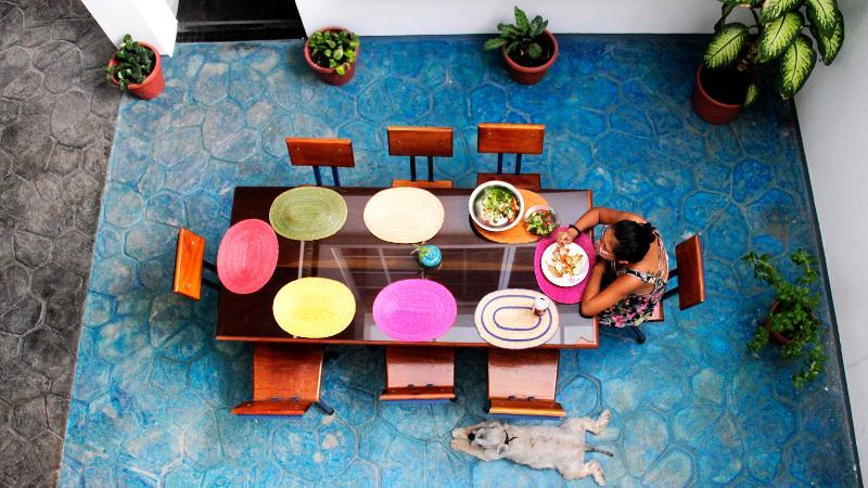 Hostal Azul y Blanco Santa Cruz Huatulco Kültér fotó